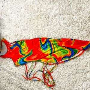 Colorful Fashion Nova Maxi Dress